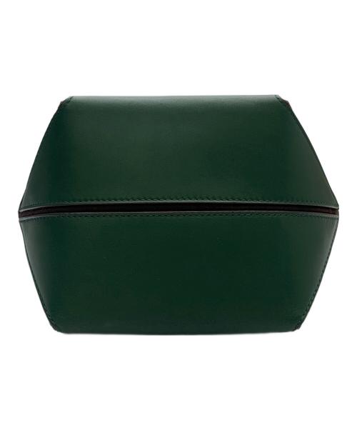 MICHAEL KORS（マイケル・コース）MICHAEL KORS (マイケル・コース) MICHAEL KORS　JORDI　レザートートバッグ グリーンの古着・服飾アイテム