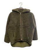CALUXキャラクス）の古着「CALUX SHERPA HOODIE」｜グリーン