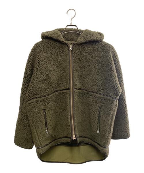 CALUX（キャラクス）CALUX (キャラクス) CALUX SHERPA HOODIE グリーン サイズ:表記無しの古着・服飾アイテム
