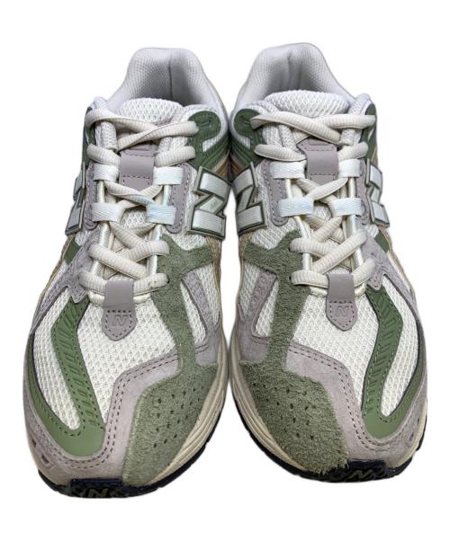 NEW BALANCE（ニューバランス）NEW BALANCE (ニューバランス) スニーカー アイボリー×グリーン サイズ:25.5㎝の古着・服飾アイテム