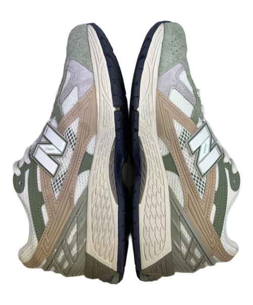NEW BALANCE（ニューバランス）NEW BALANCE (ニューバランス) スニーカー アイボリー×グリーン サイズ:25.5㎝の古着・服飾アイテム