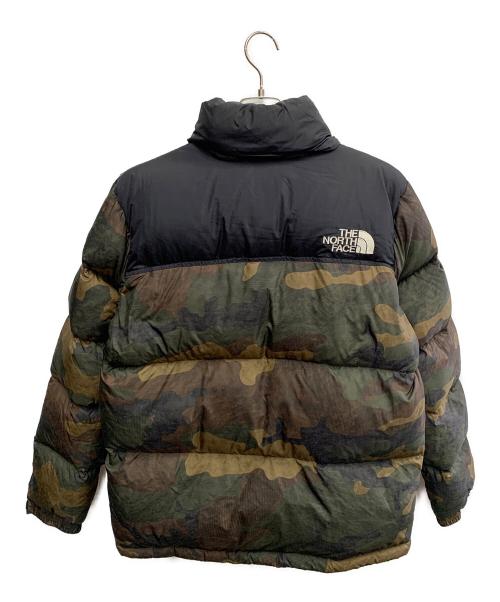 THE NORTH FACE（ザ ノース フェイス）THE NORTH FACE (ザ ノース フェイス) THE NORTH FACE　カーキ×ブラック　ダウンジャケット カーキ×ブラック サイズ:SIZE Lの古着・服飾アイテム