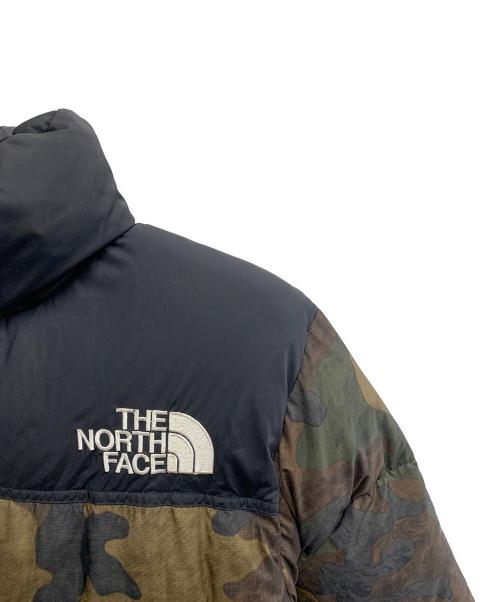 THE NORTH FACE（ザ ノース フェイス）THE NORTH FACE (ザ ノース フェイス) THE NORTH FACE　カーキ×ブラック　ダウンジャケット カーキ×ブラック サイズ:SIZE Lの古着・服飾アイテム