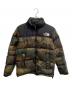 THE NORTH FACE（ザ ノース フェイス）の古着「THE NORTH FACE　カーキ×ブラック　ダウンジャケット」｜カーキ×ブラック