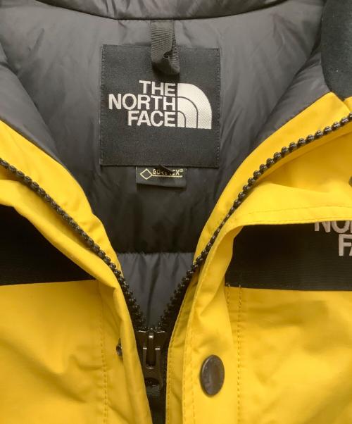 THE NORTH FACE（ザ ノース フェイス）THE NORTH FACE (ザ ノース フェイス) THE NORTH FACE　マウンテンダウンジャケット イエロー×ブラック サイズ:Ｍの古着・服飾アイテム