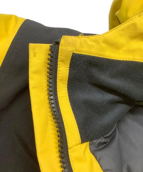 THE NORTH FACE（ザ ノース フェイス）THE NORTH FACE (ザ ノース フェイス) THE NORTH FACE　マウンテンダウンジャケット イエロー×ブラック サイズ:Ｍの古着・服飾アイテム