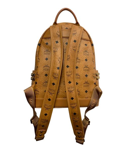 MCM（エムシーエム）MCM (エムシーエム) MCM Stark ヴイセトス スタッズリュック ブラウンの古着・服飾アイテム