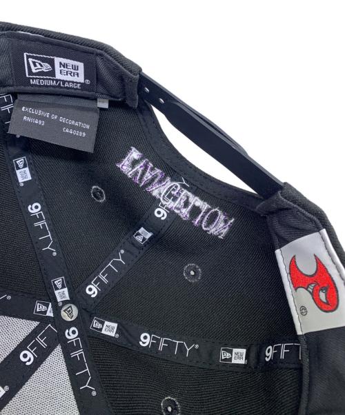 New Era（ニューエラ）New Era (ニューエラ) エヴァンゲリオン New Era　×　エヴァンゲリオンコラボ　キャップ ブラックの古着・服飾アイテム