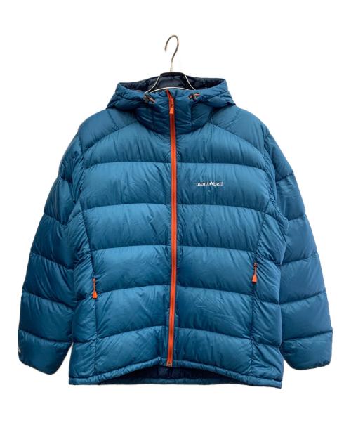 mont-bell（モンベル）mont-bell (モンベル) mont-bell　ライトアルパインダウンパーカ ブルー×オレンジ サイズ:XLの古着・服飾アイテム
