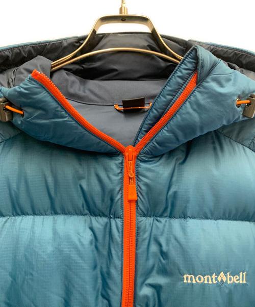 mont-bell（モンベル）mont-bell (モンベル) mont-bell　ライトアルパインダウンパーカ ブルー×オレンジ サイズ:XLの古着・服飾アイテム