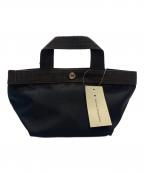 Herve Chapelierエルベシャプリエ）の古着「Herve Chapelier　701C 船型S　ハンドバッグ」｜ブラック