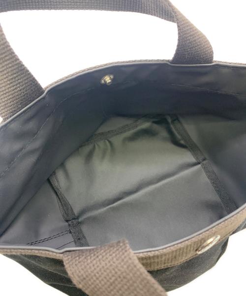 Herve Chapelier（エルベシャプリエ）Herve Chapelier (エルベシャプリエ) Herve Chapelier　701C 船型S　ハンドバッグ ブラックの古着・服飾アイテム