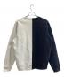 SUPREME (シュプリーム) Split Crewneck Sweatshirt グレー×ブラック サイズ:M：16000円