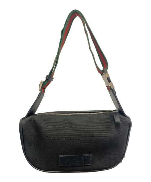 GUCCI（グッチ）GUCCI (グッチ) GUCCI　シェリーライン　ボディーバッグ ブラックの古着・服飾アイテム