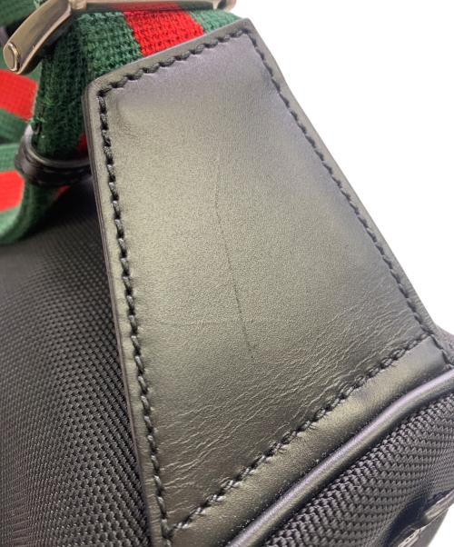 GUCCI（グッチ）GUCCI (グッチ) GUCCI　シェリーライン　ボディーバッグ ブラックの古着・服飾アイテム