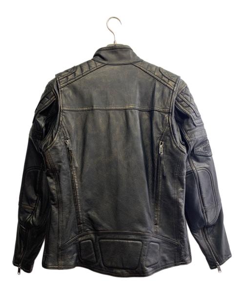 HARLEY-DAVIDSON（ハーレーダビッドソン）HARLEY-DAVIDSON (ハーレーダビッドソン) レザーライダースジャケット ブラック サイズ:Sの古着・服飾アイテム