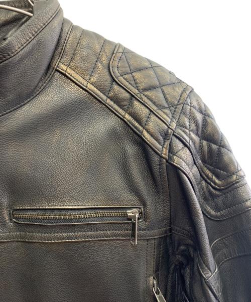 HARLEY-DAVIDSON（ハーレーダビッドソン）HARLEY-DAVIDSON (ハーレーダビッドソン) レザーライダースジャケット ブラック サイズ:Sの古着・服飾アイテム