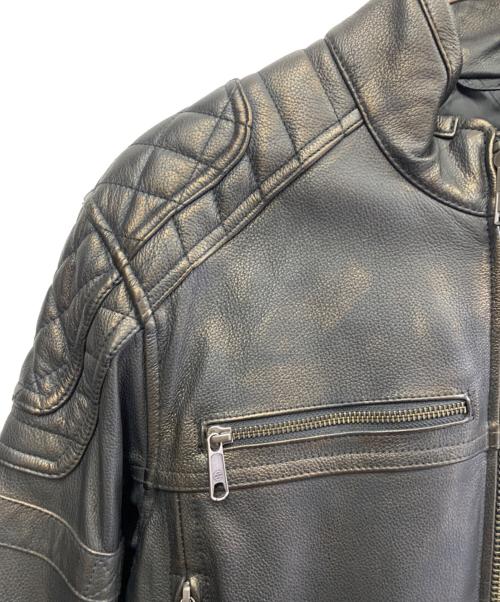 HARLEY-DAVIDSON（ハーレーダビッドソン）HARLEY-DAVIDSON (ハーレーダビッドソン) レザーライダースジャケット ブラック サイズ:Sの古着・服飾アイテム