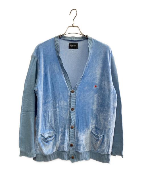 NUMBER (N)INE（ナンバーナイン）NUMBER (N)INE (ナンバーナイン) 薄手カーディガン スカイブルー サイズ:SIZE 4の古着・服飾アイテム