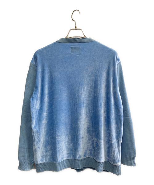 NUMBER (N)INE（ナンバーナイン）NUMBER (N)INE (ナンバーナイン) 薄手カーディガン スカイブルー サイズ:SIZE 4の古着・服飾アイテム