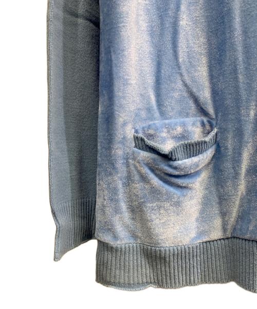 NUMBER (N)INE（ナンバーナイン）NUMBER (N)INE (ナンバーナイン) 薄手カーディガン スカイブルー サイズ:SIZE 4の古着・服飾アイテム