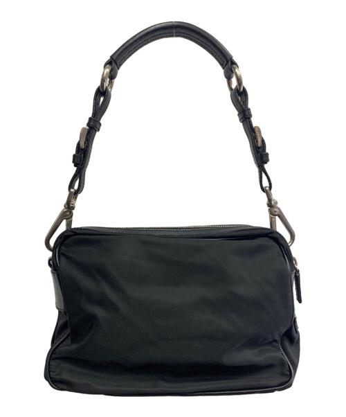 PRADA（プラダ）PRADA (プラダ) PRADA  ナイロンショルダーバッグ ブラックの古着・服飾アイテム