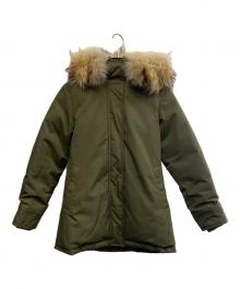 Pyrenex（ピレネックス）の古着「Pyrenex　BORDEAUX　ダウンジャケット」｜カーキ