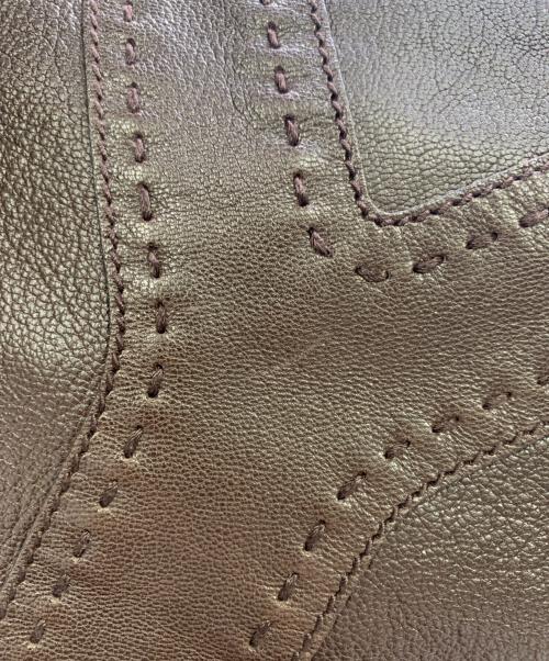 Yves Saint Laurent（イヴサンローラン）Yves Saint Laurent (イヴサンローラン) Yves Saint Laurent　サックダブル トートバッグ ダークブラウンの古着・服飾アイテム