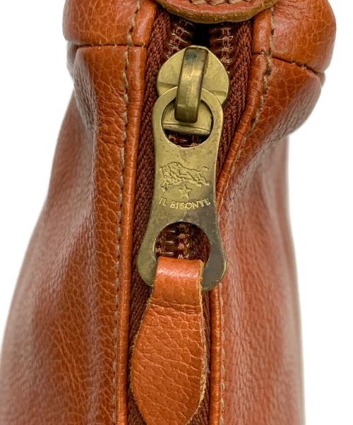 IL BISONTE（イル ビゾンテ）IL BISONTE (イル ビゾンテ) IL BISONTE　ブラウン　ショルダーバッグ ブラウンの古着・服飾アイテム