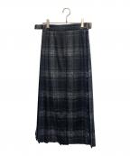 O'NEIL OF DUBLINオニールオブダブリン）の古着「O'NEIL OF DUBLIN　キルトスカート」｜グリーン×ネイビー