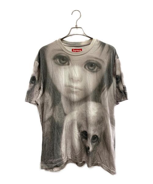 SUPREME（シュプリーム）SUPREME (シュプリーム) Margaret Keane Best Friends S/S Top グレー サイズ:Lの古着・服飾アイテム