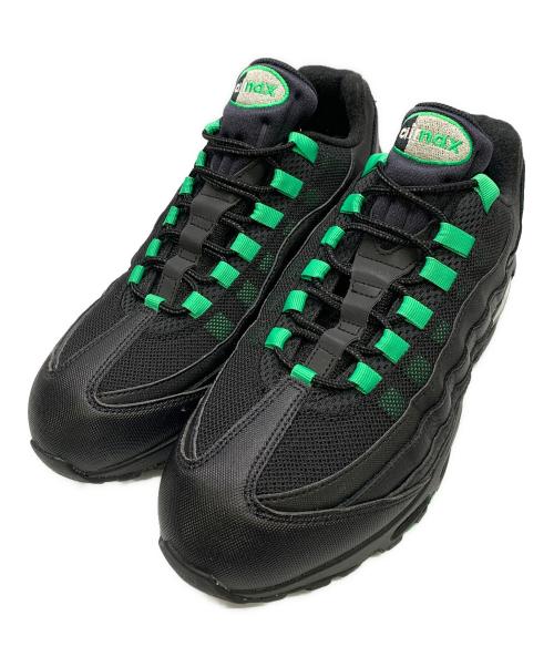 NIKE（ナイキ）NIKE (ナイキ) AIR MAX 95 ブラック×グリーン サイズ:UK　10の古着・服飾アイテム