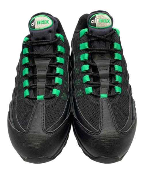 NIKE（ナイキ）NIKE (ナイキ) AIR MAX 95 ブラック×グリーン サイズ:UK　10の古着・服飾アイテム