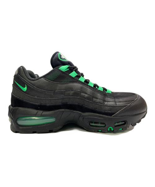 NIKE（ナイキ）NIKE (ナイキ) AIR MAX 95 ブラック×グリーン サイズ:UK　10の古着・服飾アイテム