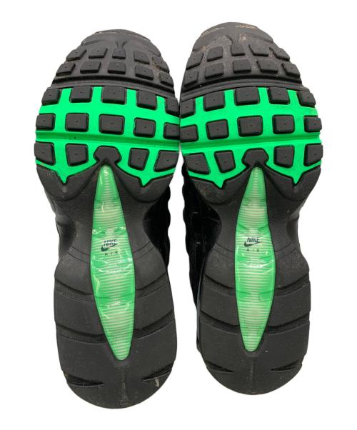 NIKE（ナイキ）NIKE (ナイキ) AIR MAX 95 ブラック×グリーン サイズ:UK　10の古着・服飾アイテム