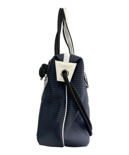 L4K3（レイク）L4K3 (レイク) l4k3　Queen lake　2WAYバッグ ネイビーの古着・服飾アイテム