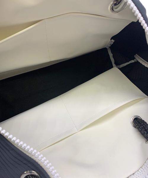 L4K3（レイク）L4K3 (レイク) l4k3　Queen lake　2WAYバッグ ネイビーの古着・服飾アイテム