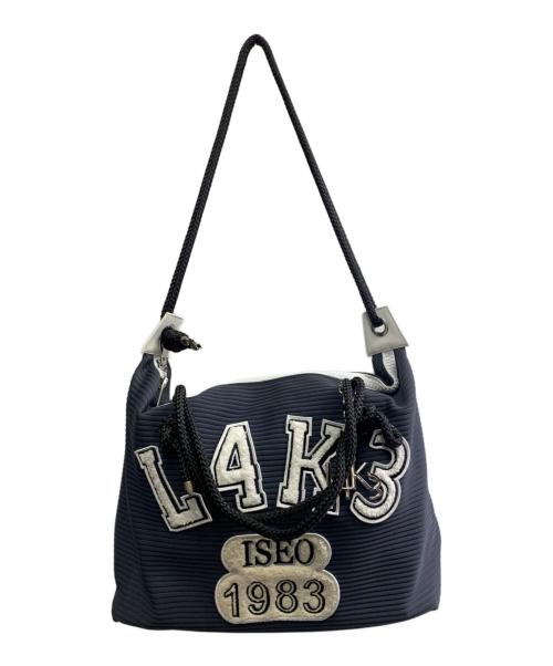L4K3（レイク）L4K3 (レイク) l4k3　Queen lake　2WAYバッグ ネイビーの古着・服飾アイテム