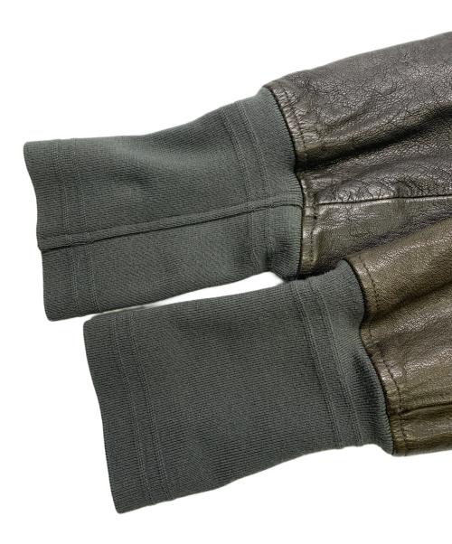 AVIREX（アヴィレックス）AVIREX (アヴィレックス) COLLECTION PRIVEE? (コレクション プリベー) AVIREX×COLLECTION PRIVEE?　A2レザージャケット ブラック サイズ:SIZE 52の古着・服飾アイテム