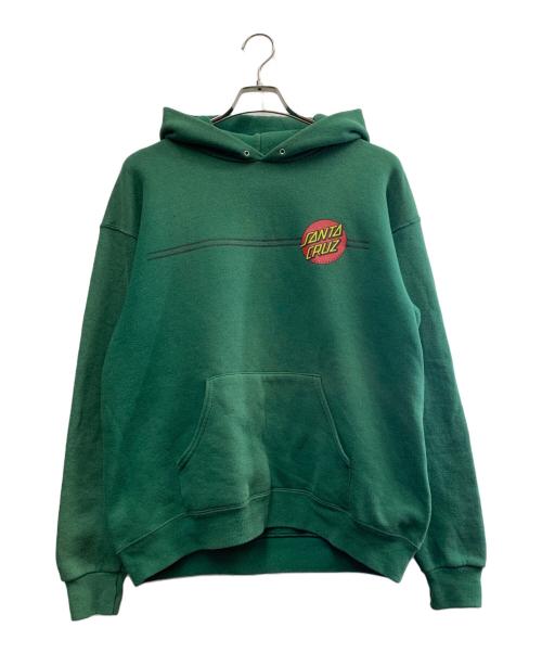 LEE（リー）LEE (リー) SANTA CRUZ (サンタクルーズ) LEE×SANTA CRUZ　90'sプルオーバーパーカー グリーン サイズ:Mの古着・服飾アイテム