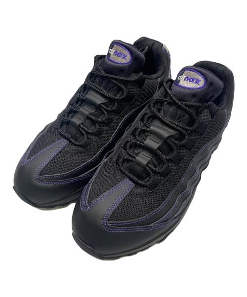 NIKE（ナイキ）NIKE (ナイキ)  AIR MAX 95 OG BLACK ブラック×パープル サイズ:UK　9の古着・服飾アイテム
