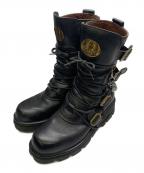 NEW ROCKニューロック）の古着「オールドエンジニアブーツ」｜ブラック