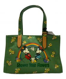 COACH×DISNEY（コーチ×ディズニー）の古着「COACH×Disney　キャンバストートバッグ」｜グリーン