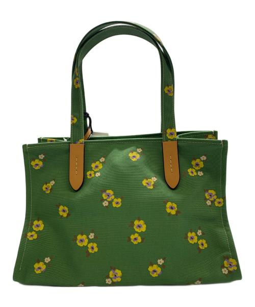 COACH（コーチ）COACH (コーチ) DISNEY (ディズニー) COACH×Disney　キャンバストートバッグ グリーンの古着・服飾アイテム
