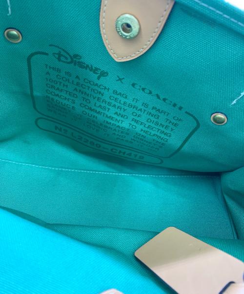 COACH（コーチ）COACH (コーチ) DISNEY (ディズニー) COACH×Disney　キャンバストートバッグ グリーンの古着・服飾アイテム