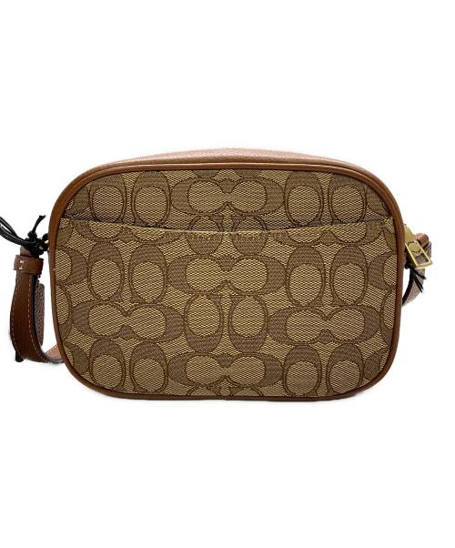 COACH（コーチ）COACH (コーチ) DISNEY (ディズニー) COACH×Disney　シグネチャー　ミニジェイミーカメラバッグ ブラウン×ベージュ 未使用品の古着・服飾アイテム
