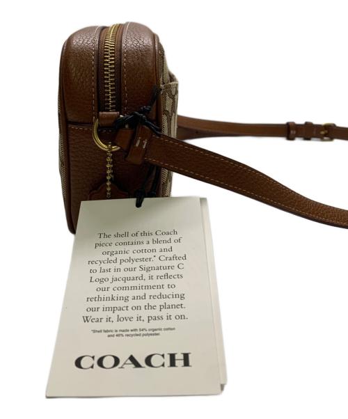 COACH（コーチ）COACH (コーチ) DISNEY (ディズニー) COACH×Disney　シグネチャー　ミニジェイミーカメラバッグ ブラウン×ベージュ 未使用品の古着・服飾アイテム