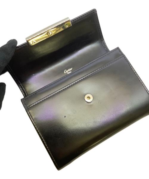 Cartier（カルティエ）Cartier (カルティエ) Cartier　ラブコレクション　2つ折り財布 ブラックの古着・服飾アイテム