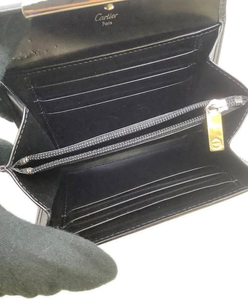 Cartier（カルティエ）Cartier (カルティエ) Cartier　ラブコレクション　2つ折り財布 ブラックの古着・服飾アイテム