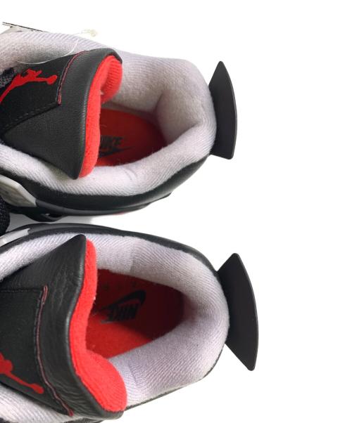 NIKE（ナイキ）NIKE (ナイキ) Air Jordan 4 Retro ブラック×レッド サイズ:UK　10 未使用品の古着・服飾アイテム